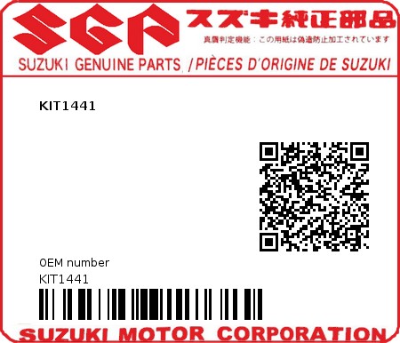 Product image: Suzuki - KIT1441 - KIT1441  0
