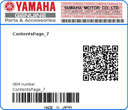 Product image: Yamaha - ContentsPage_7 - ContentsPage_7  0