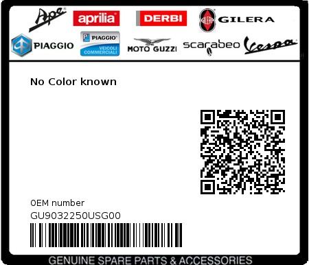 Product image: Moto Guzzi - GU9032250USG00 - No Color known  0