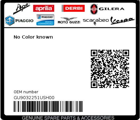 Product image: Moto Guzzi - GU9032251USH00 - No Color known  0