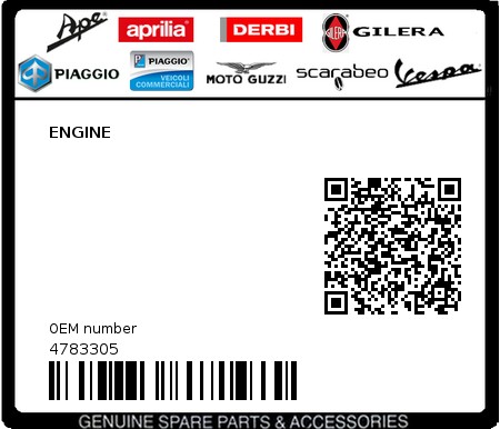 Product image: Piaggio - 4783305 - ENGINE  0