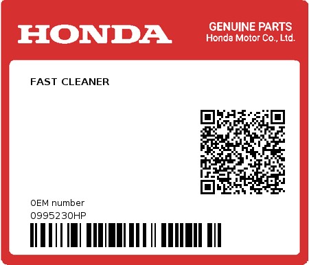 Product image: Honda - 0995230HP - FAST CLEANER  0