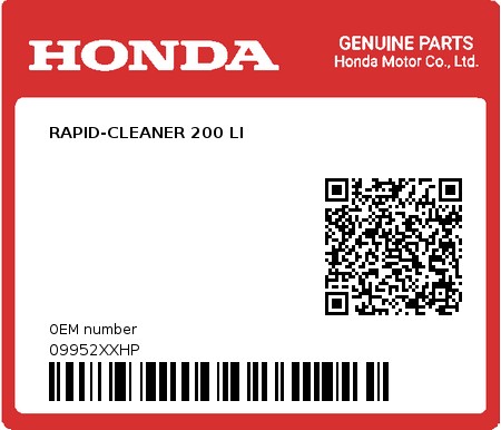 Product image: Honda - 09952XXHP - RAPID-CLEANER 200 LI  0