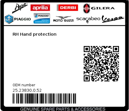 Product image: Beta - 25.23830.0.52 - RH Hand protection  0