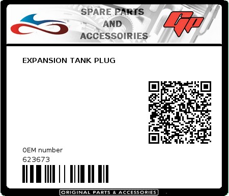 Product image: Derbi - 623673 - EXPANSION TANK PLUG  0