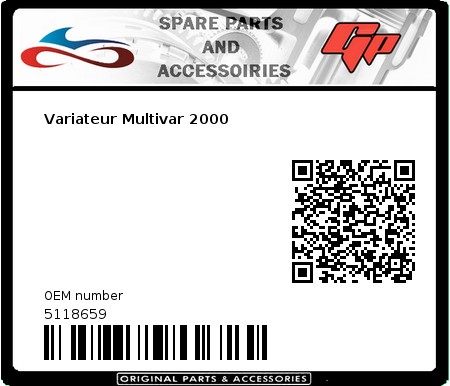 Product image: Malossi - 5118659 - Variateur Multivar 2000 