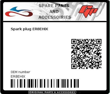 Product image: Ngk - ER8EHIX - Spark plug ER8EHIX  