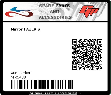 Product image: Far - MIR5488 - Mirror FAZER S    